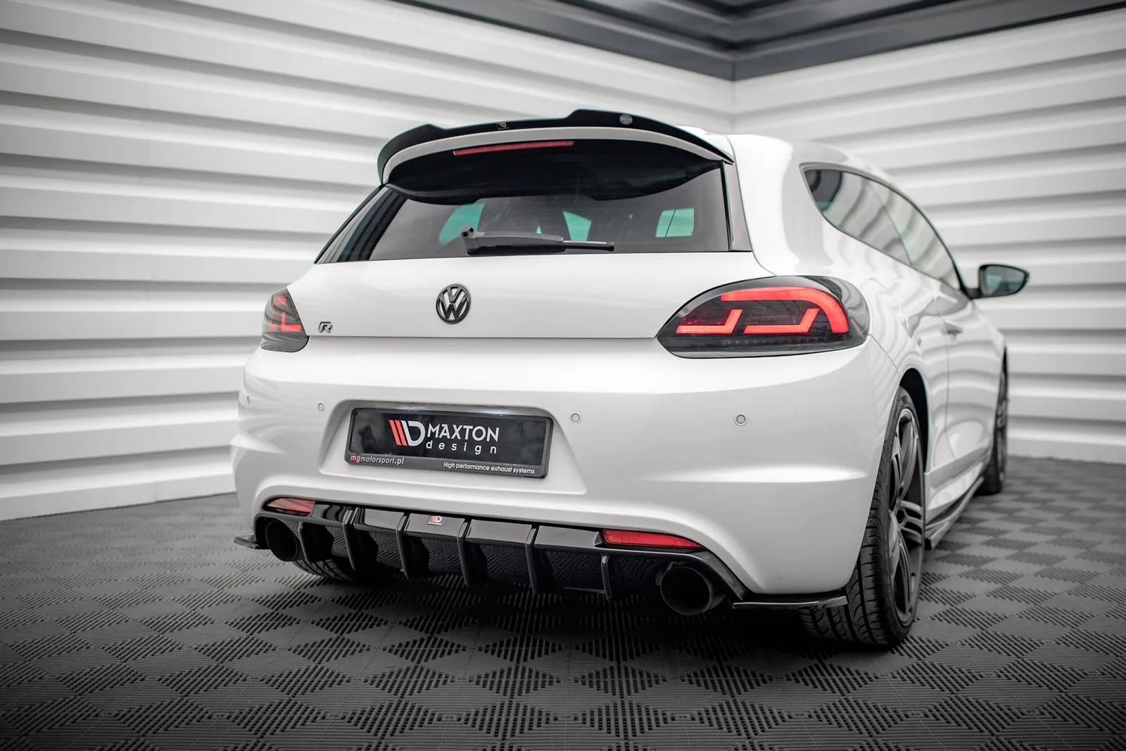 Задня накладка V.1 Maxton Volkswagen Scirocco R Mk3 - фото My Tuning Lab