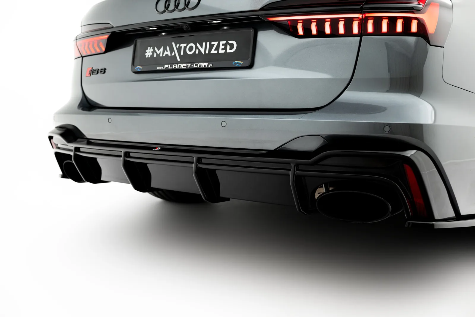 Задня накладка Maxton Audi RS7 C8 / RS6 C8 / C8 Facelift (Wersja z hakiem holowniczym) - фото My Tuning Lab