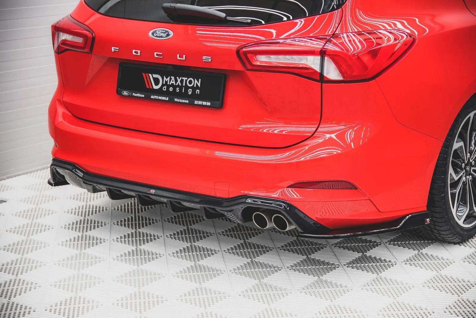 Задня накладка Maxton Ford Focus ST-Line Estate Mk4 - фото My Tuning Lab
