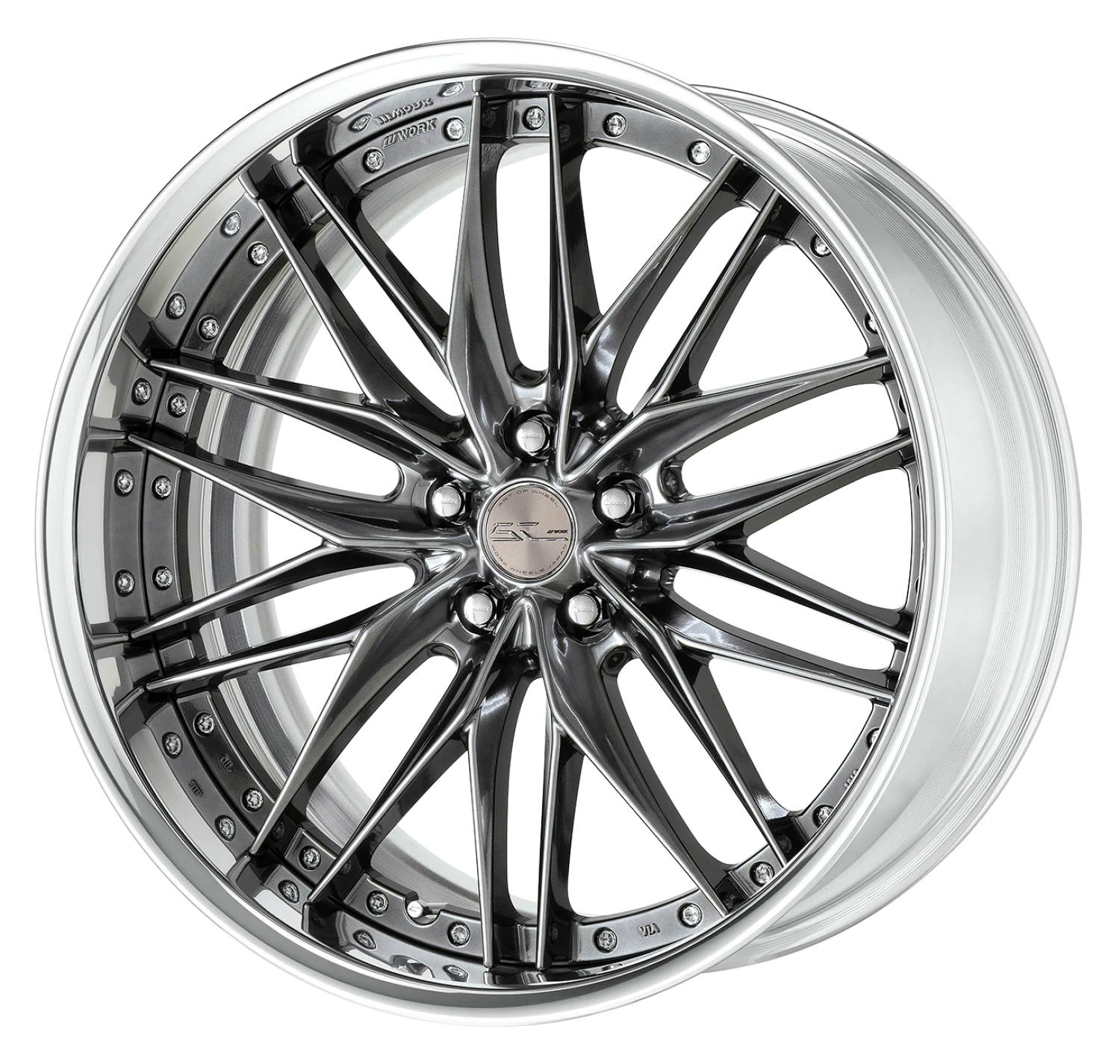 Легкосплавний диск 21" Work Wheels Schwert Quell 2 Step Rim 21x11,5 BLANK Glim чорний (GTK) - фото My Tuning Lab