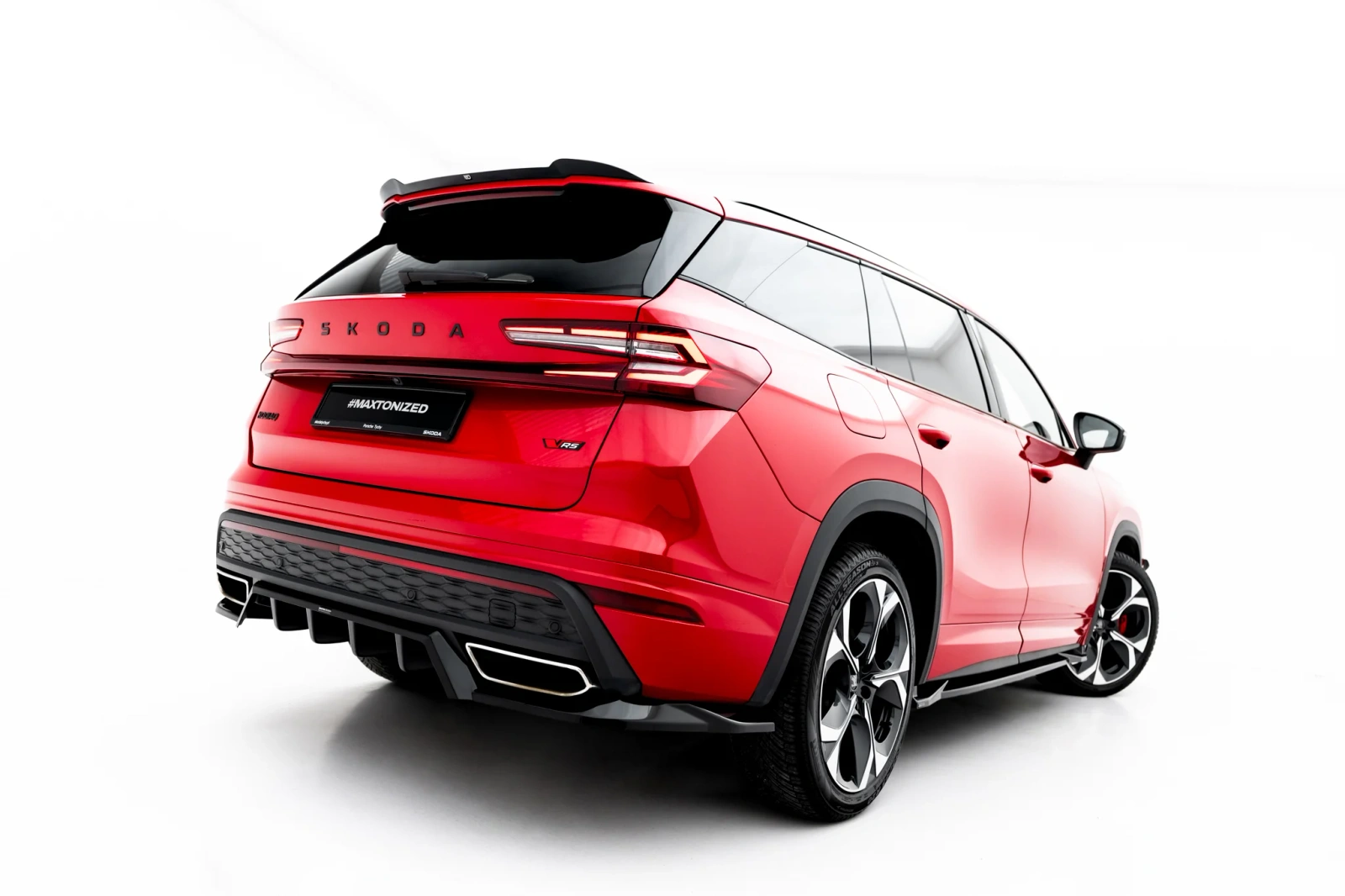 Задній сплітер (Z Dyfuzorem) Maxton Skoda Kodiaq RS Mk2 - фото My Tuning Lab