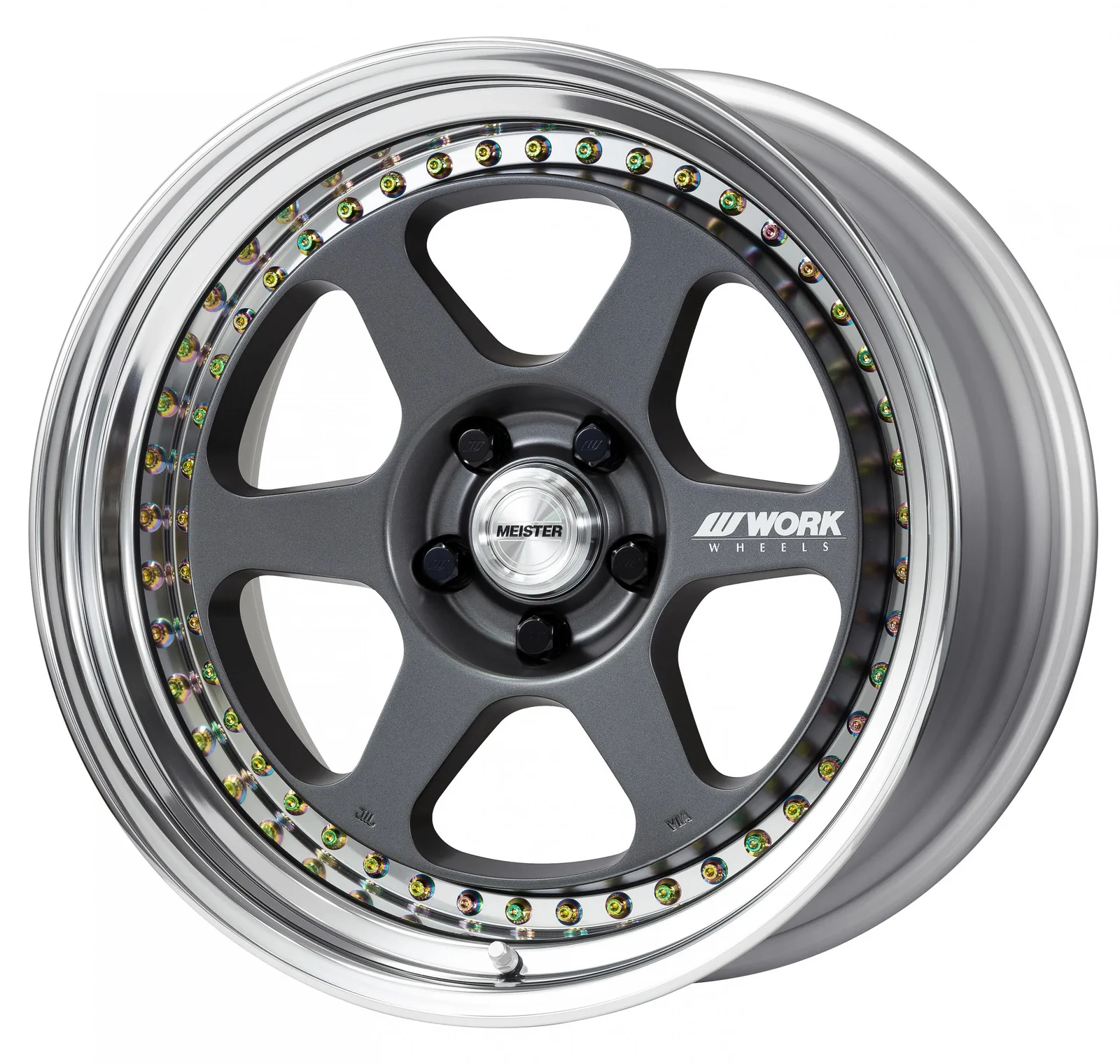 Легкосплавний диск 18" Work Wheels Meister L1-3P 18x13 BLANK матовий графіт (MGM) - фото My Tuning Lab