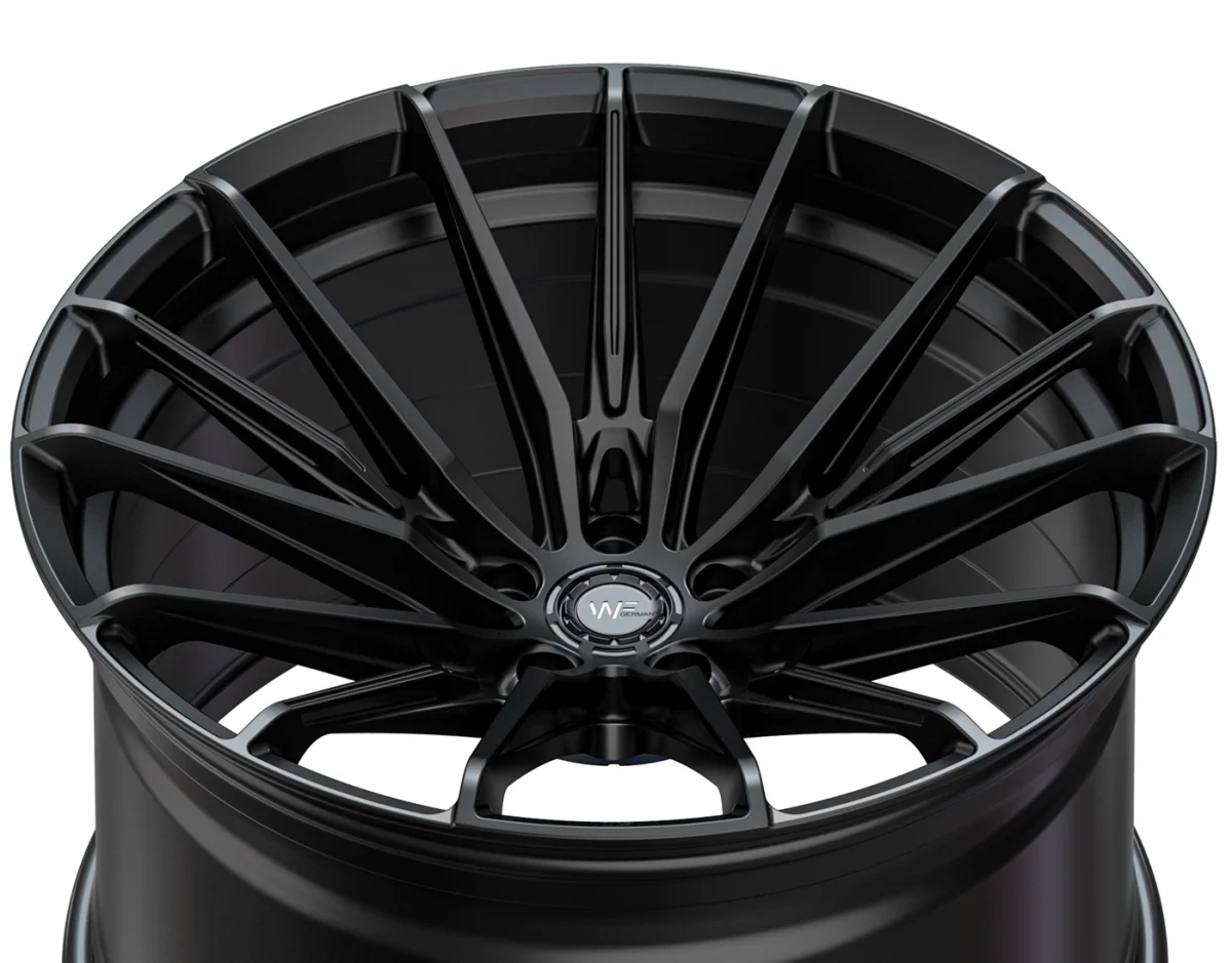 Легкосплавний диск 20" Wheelforce CF.4-FFR 20x9,5 ET16 5x120 глибокий чорний - фото My Tuning Lab