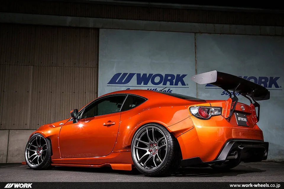 Легкосплавний диск 18" Work Wheels EMOTION CR KIWAMI 18x9,5 ET20 5x114.3 срібний (GTS) - фото My Tuning Lab