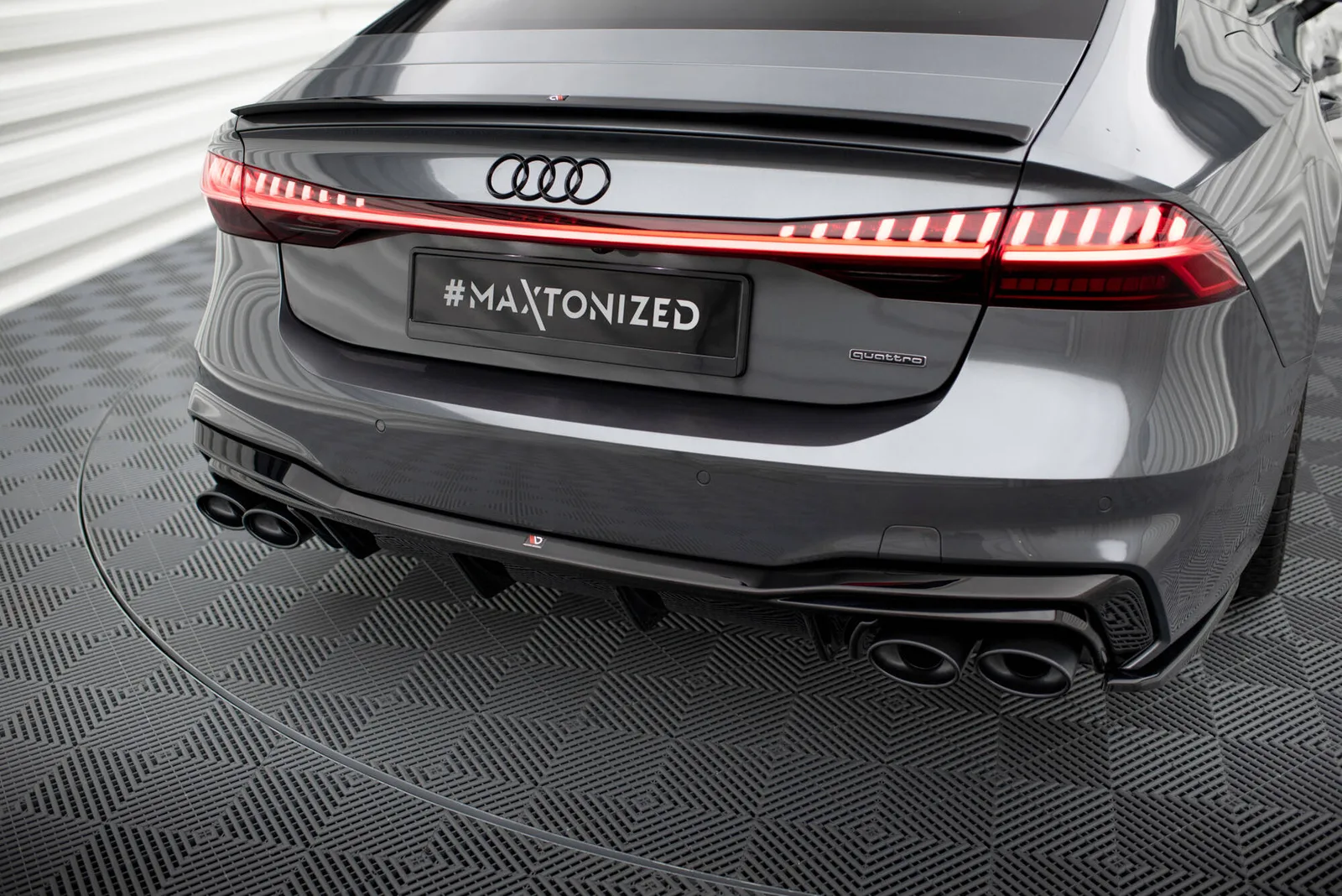 Задня накладка Maxton Audi A7 S-Line C8 / S7 C8 - фото My Tuning Lab