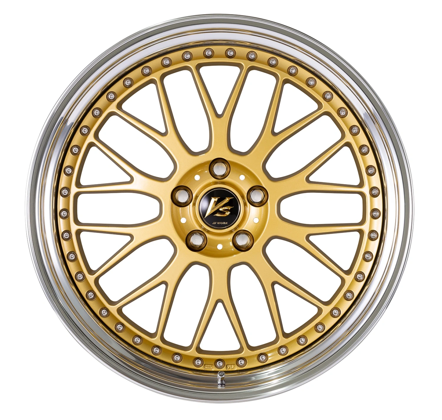 Легкосплавний диск 20" Work Wheels VS XX Step Rim 20x9 BLANK золотий (GLD) - фото My Tuning Lab