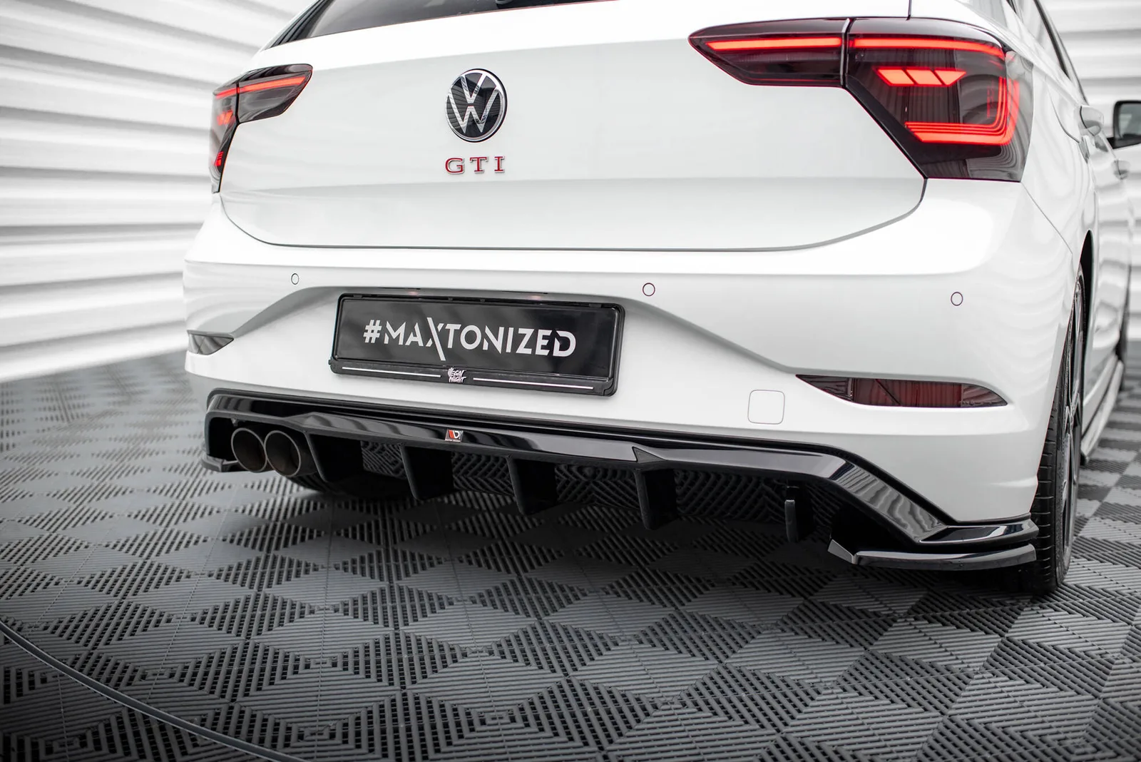 Задня накладка Maxton Volkswagen Polo GTI Mk6 Facelift - фото My Tuning Lab