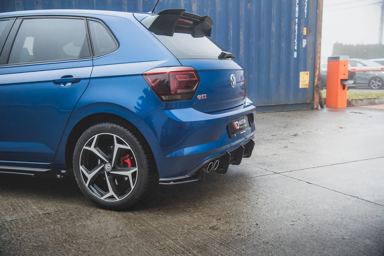 Задня накладка Street Pro Maxton Volkswagen Polo GTI Mk6 - фото My Tuning Lab