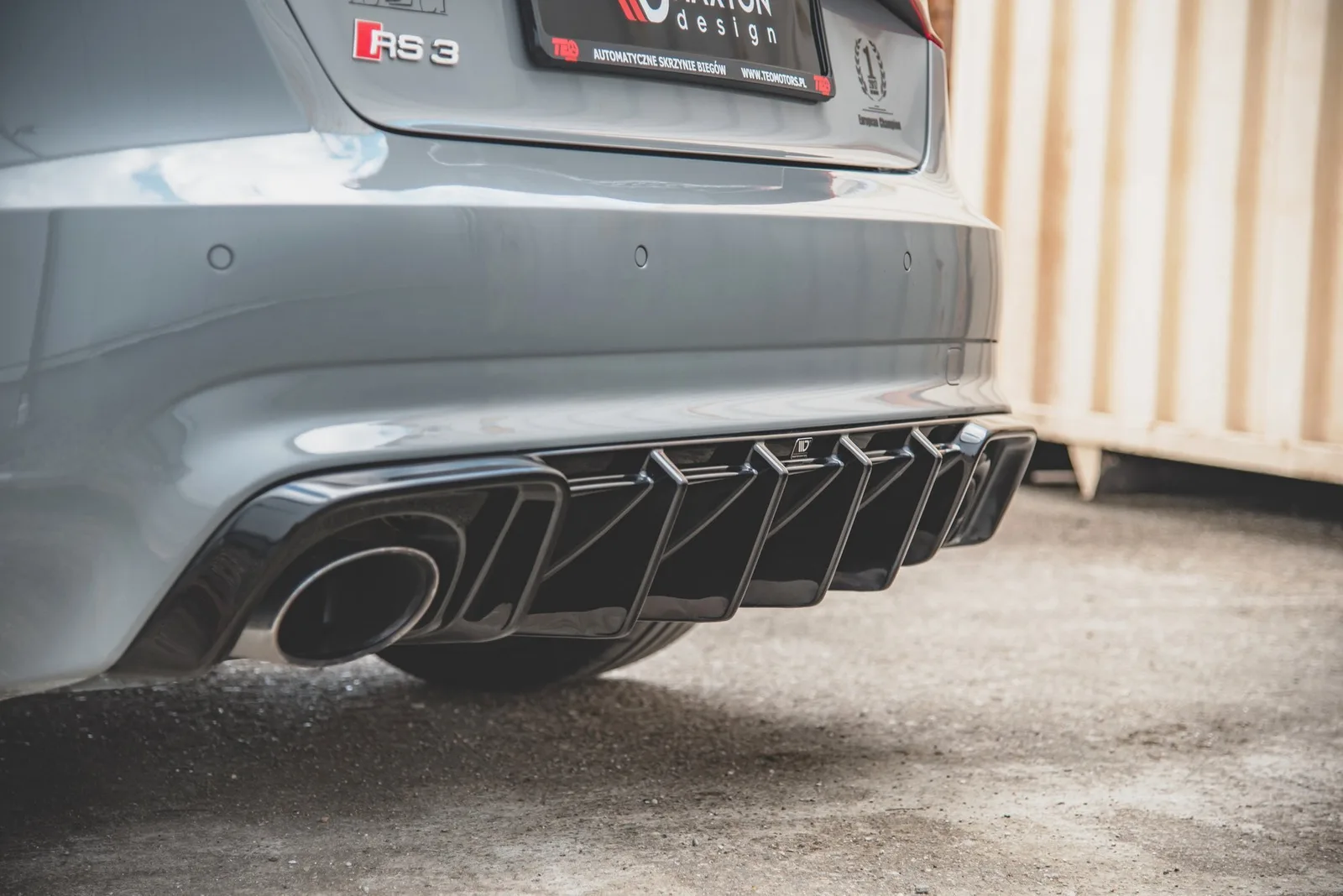 Задня накладка Maxton Audi RS3 8V Sportback - фото My Tuning Lab