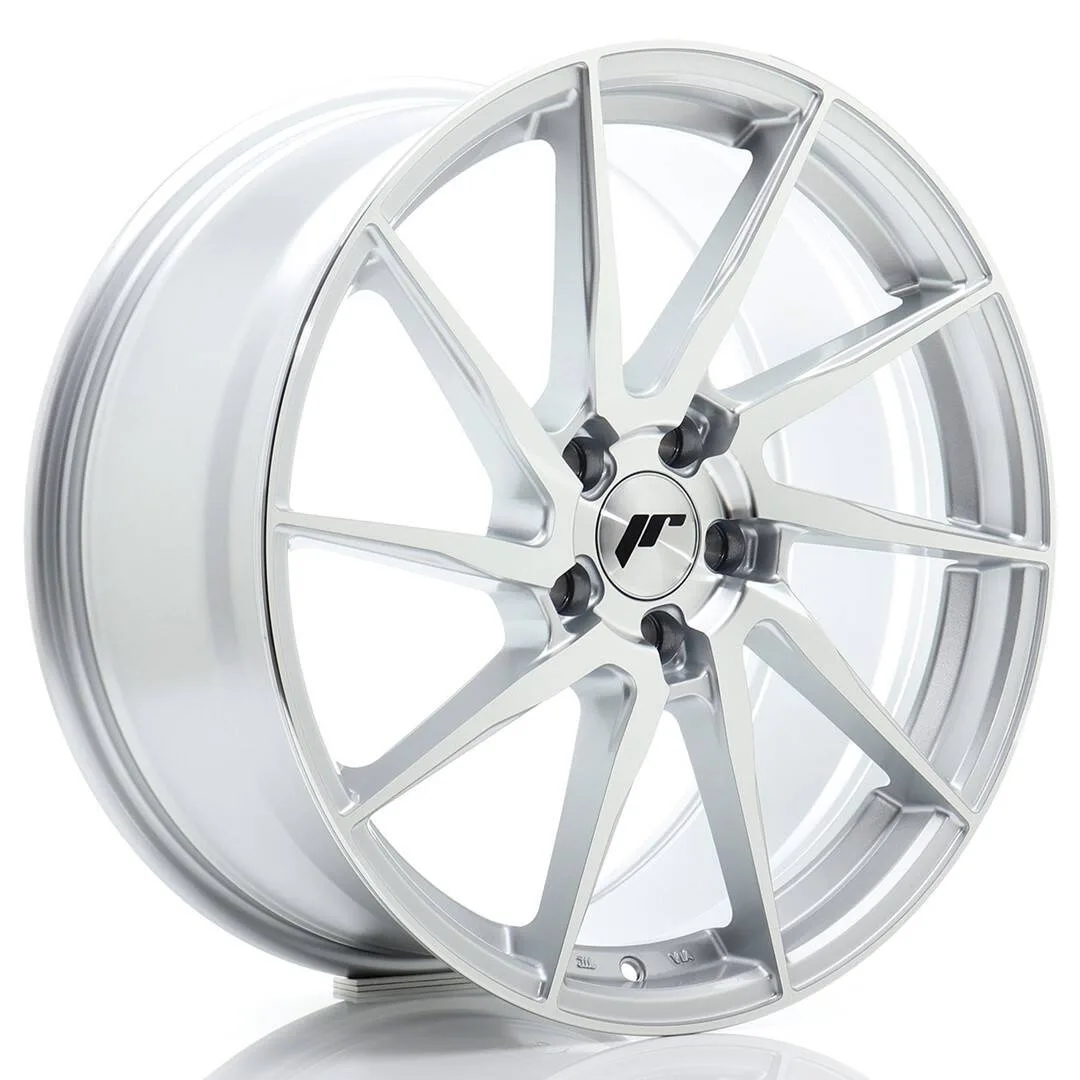 Легкосплавний диск 19" Japan Racing JR36 19x8,5 ET45 5x112 срібний з фрезерованою лицьовою частиною - фото My Tuning Lab