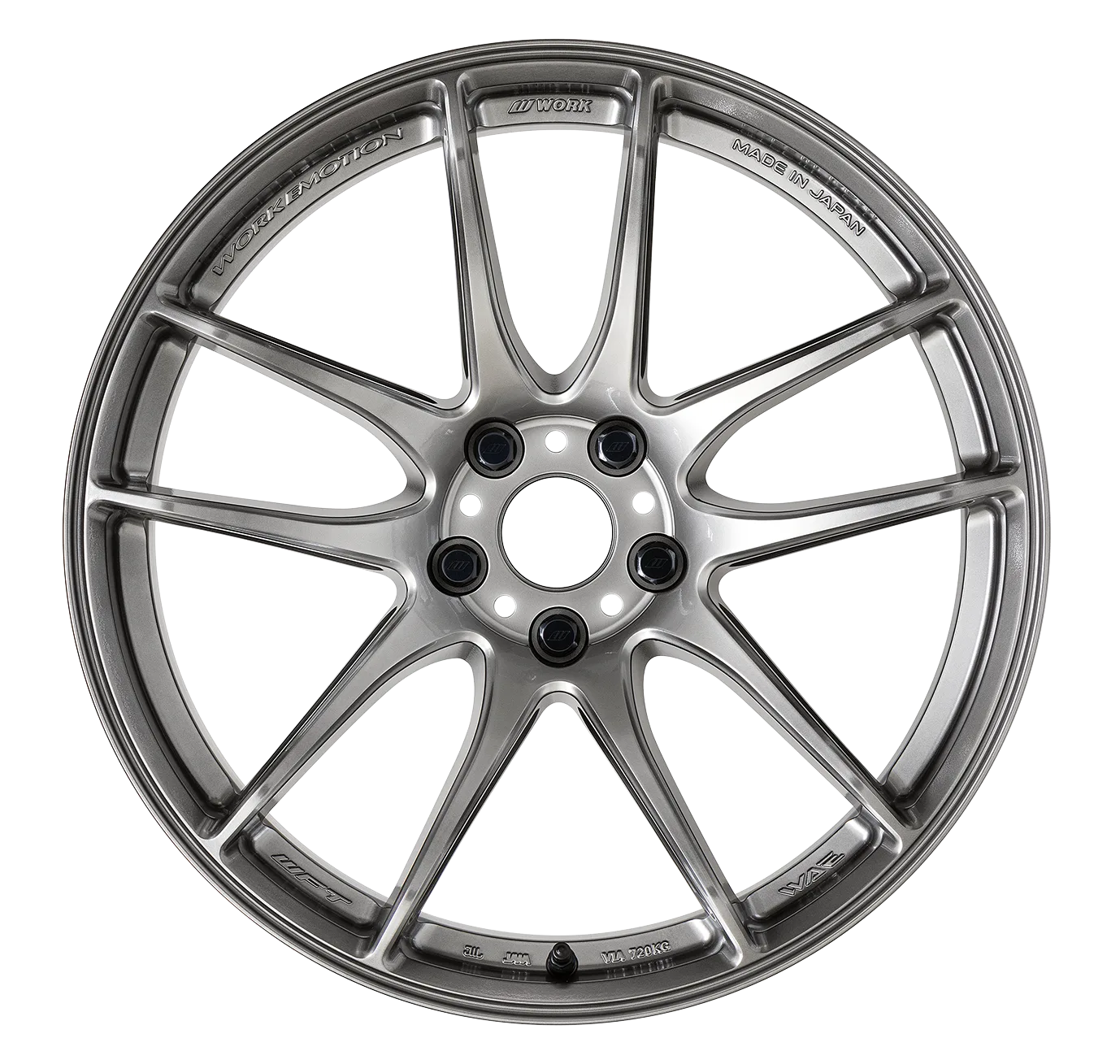 Легкосплавний диск 18" Work Wheels Emotion CR Shigoku 18x10,5 ET22 5x114,3 Glow графіт (GGM) - фото My Tuning Lab