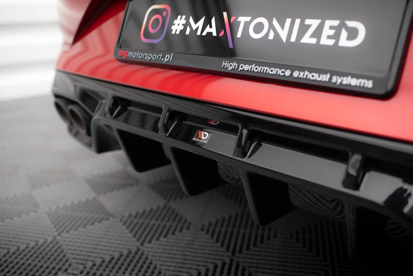 Задня накладка Maxton Cupra Leon Hatchback Mk1 - фото My Tuning Lab