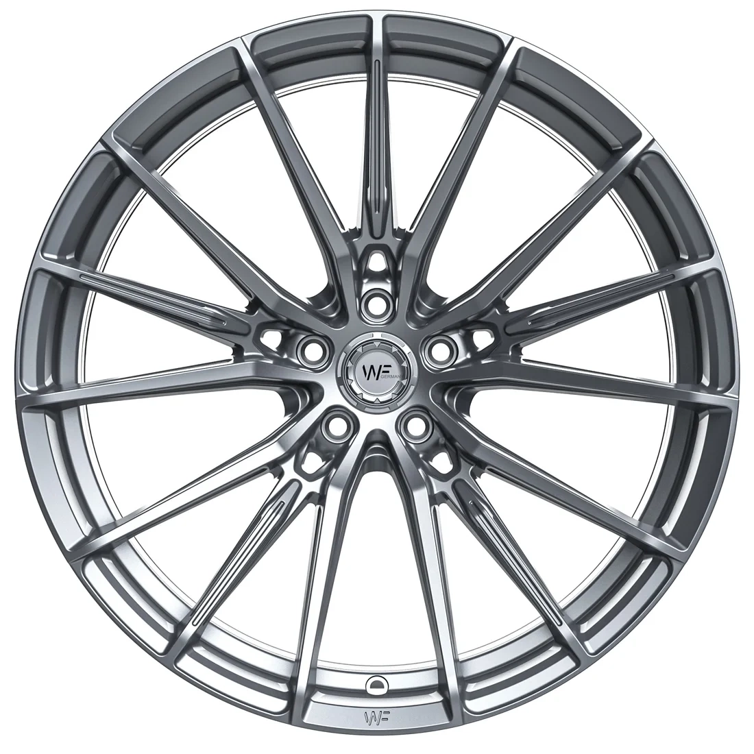 Легкосплавний диск 20" Wheelforce CF.4-FFR 20x10,5 ET26 5x112 Gloss Steel - фото My Tuning Lab