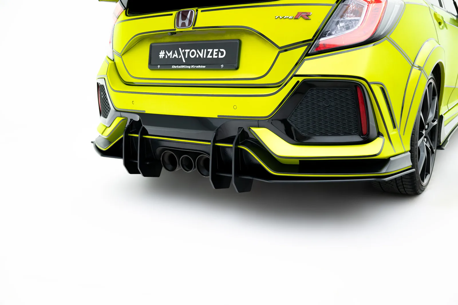 Задня накладка Street Pro V.2 Maxton Honda Civic Type-R Mk10 / Mk10 Facelift - фото My Tuning Lab