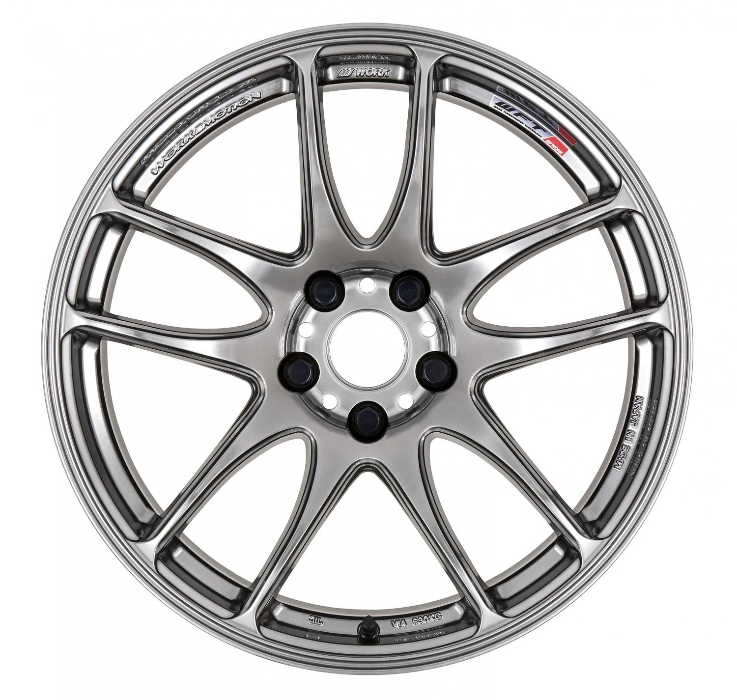 Легкосплавний диск 16" Work Wheels Work Emotion CR Kiwami 16x6,5 BLANK срібний (GTS) - фото My Tuning Lab