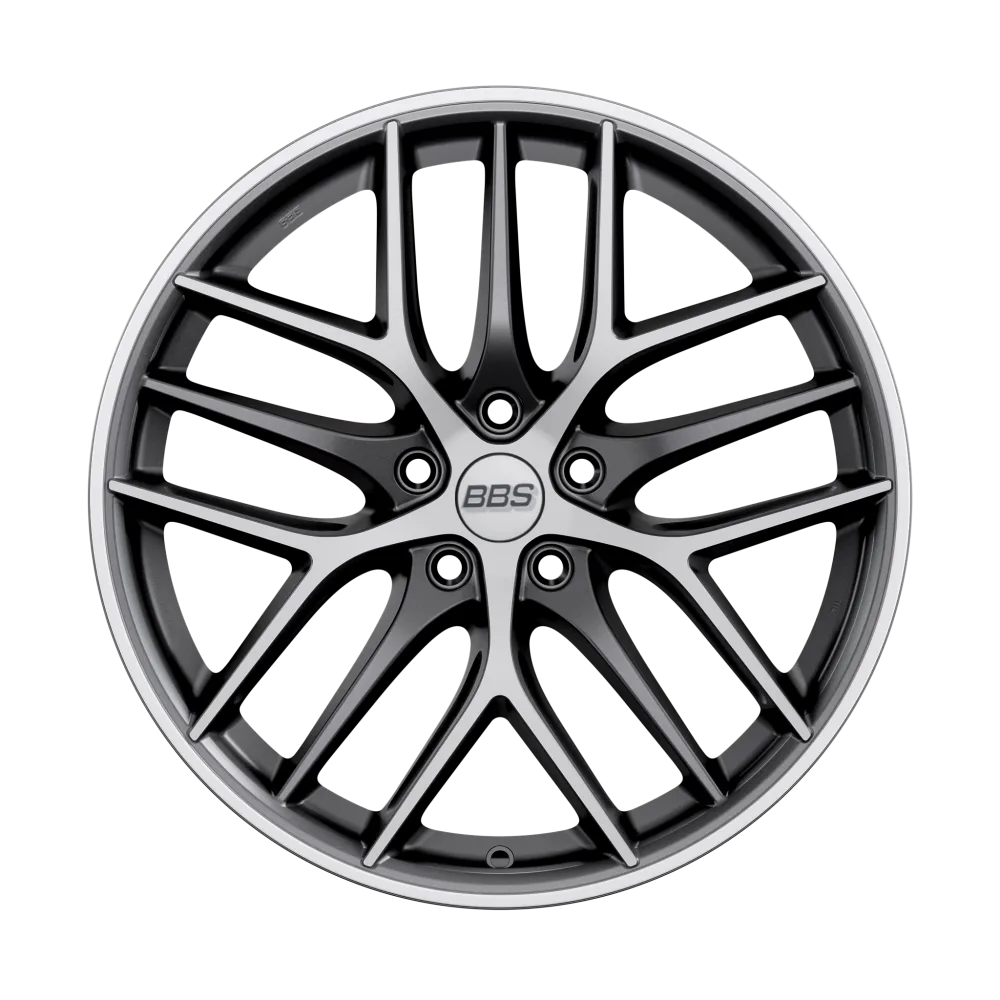 Легкосплавний диск 19" BBS CC-R 19x10 ET38 5x120 сатиновий графіт алмазне фрезерування - фото My Tuning Lab