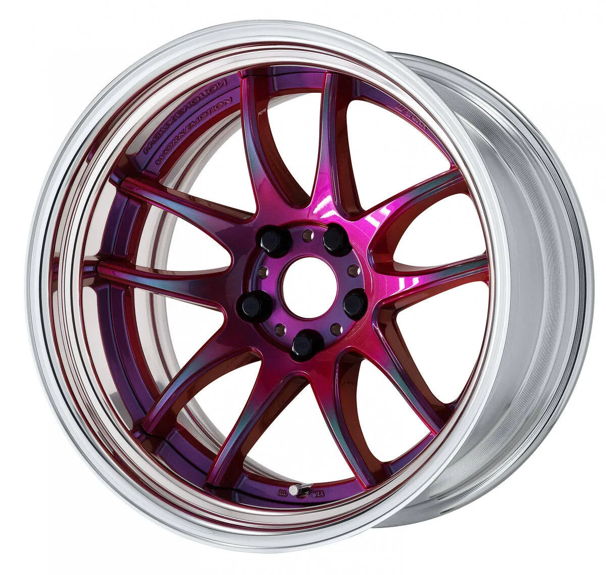 Легкосплавний диск Work Wheels EMOTION CR 2P 17x9 ET12 5x114,3 73,3 срібний (GTS) Adisk - фото My Tuning Lab