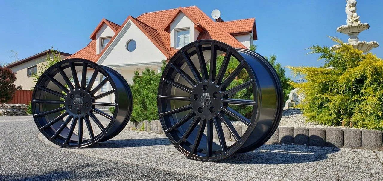Комплект легкосплавних дисків 21" HAXER HX010 21x10,5/11,5 ET38/40 5x112 Czarna Satyna - фото My Tuning Lab