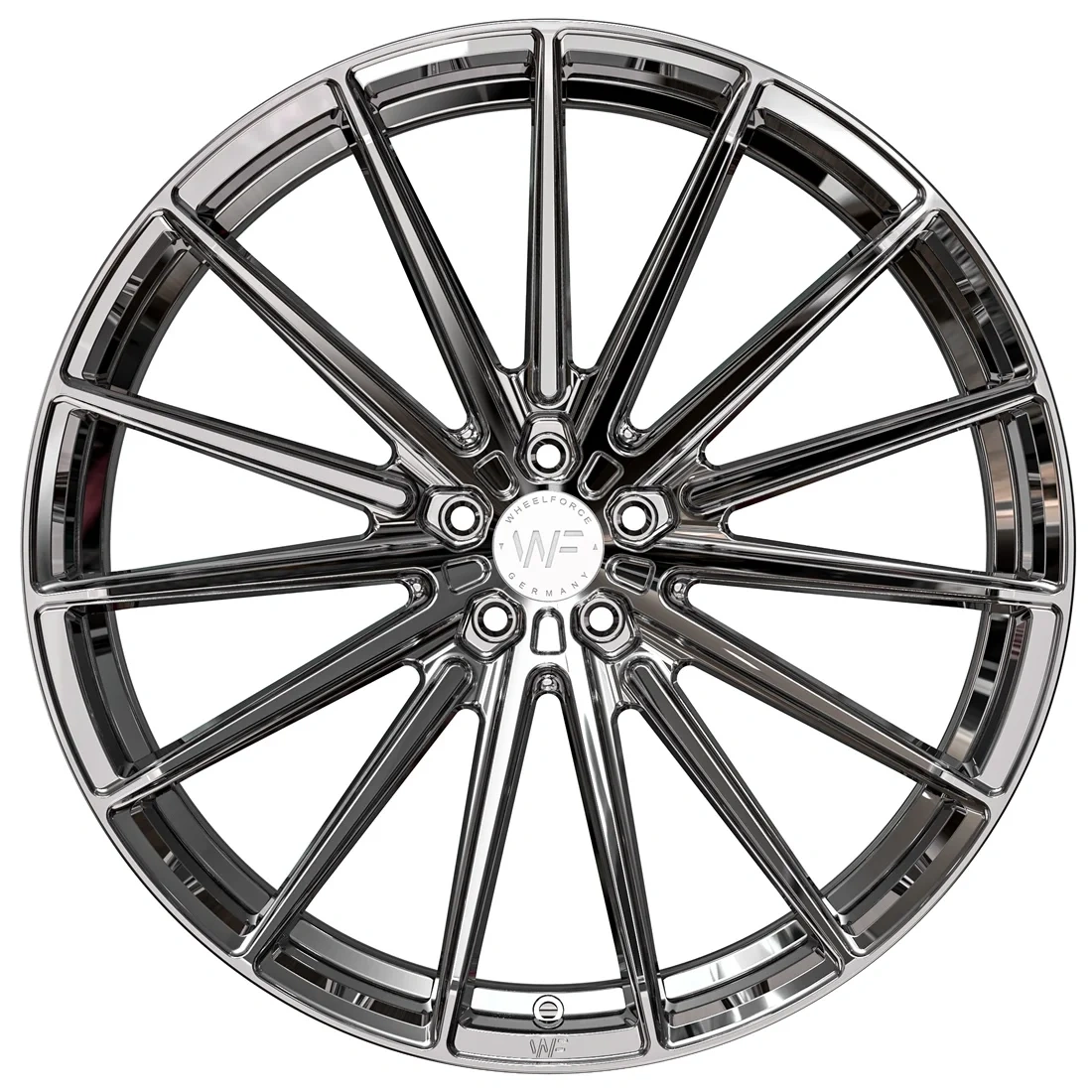 Легкосплавний диск 22" Wheelforce X.RSM-FF 22x11,5 ET30 5x112 Rhodium - фото My Tuning Lab