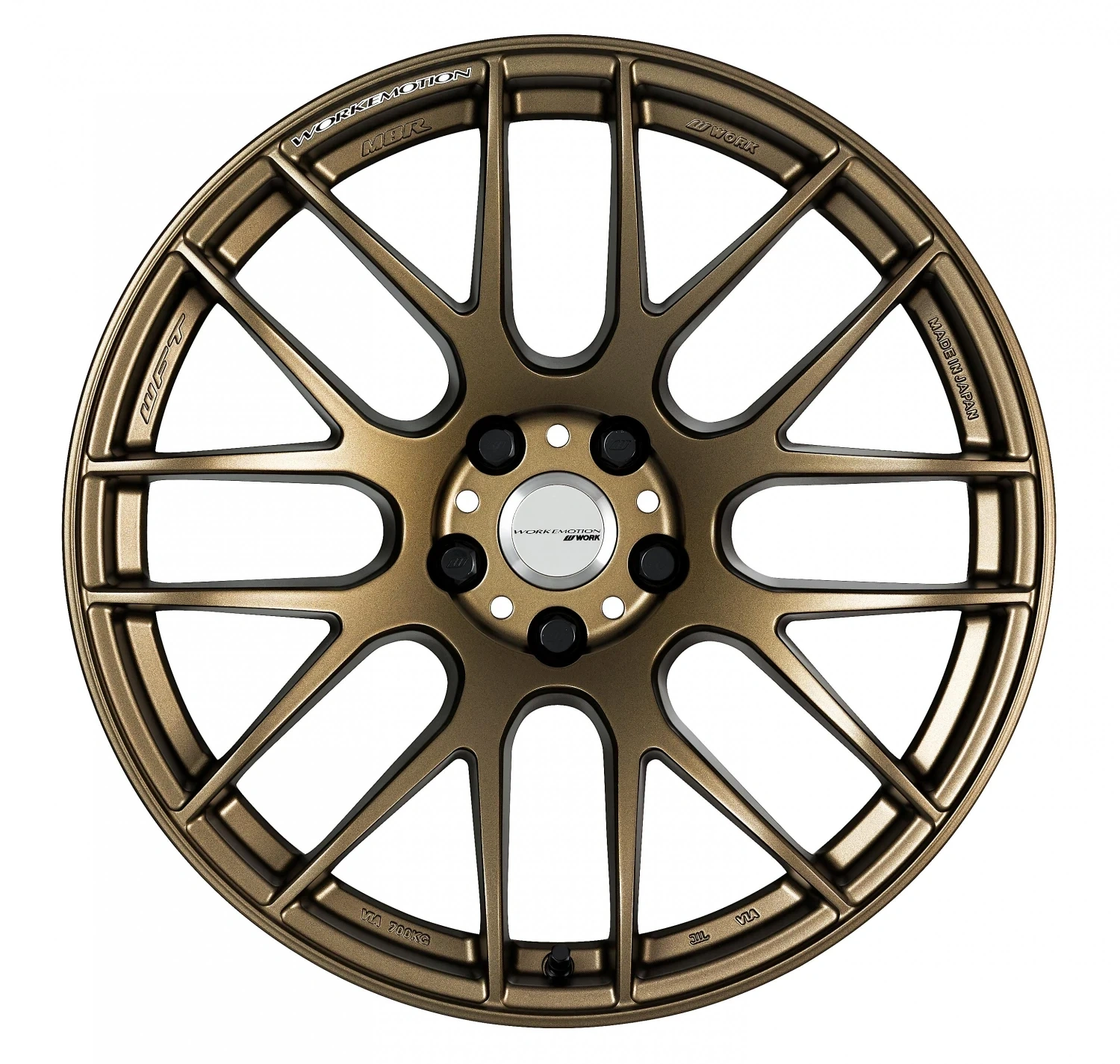 Легкосплавний диск 17" Work Wheels Work Emotion M8R 17x7,5 BLANK Matte бронза (AGH) - фото My Tuning Lab