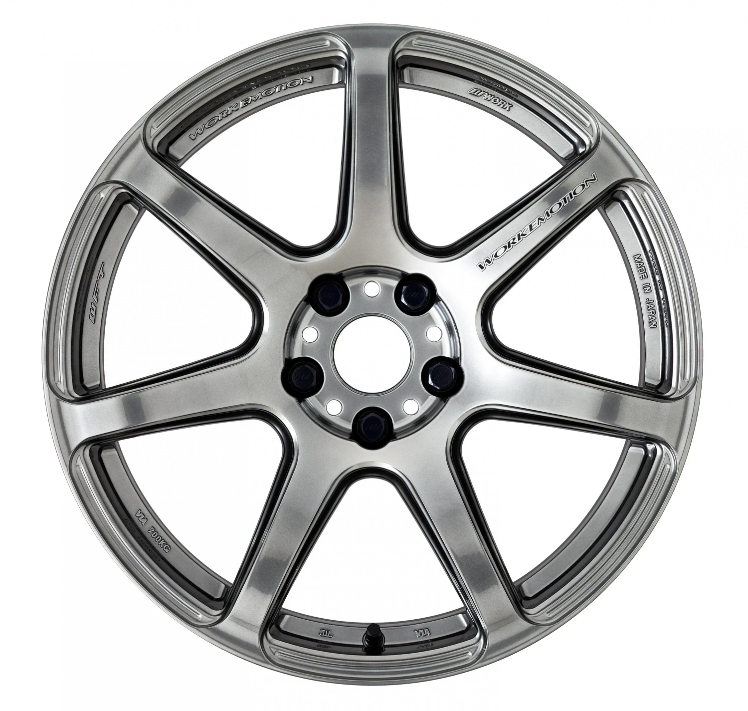 Легкосплавний диск 16" Work Wheels Work Emotion T7R 16x5,5 BLANK срібний (GTS) - фото My Tuning Lab
