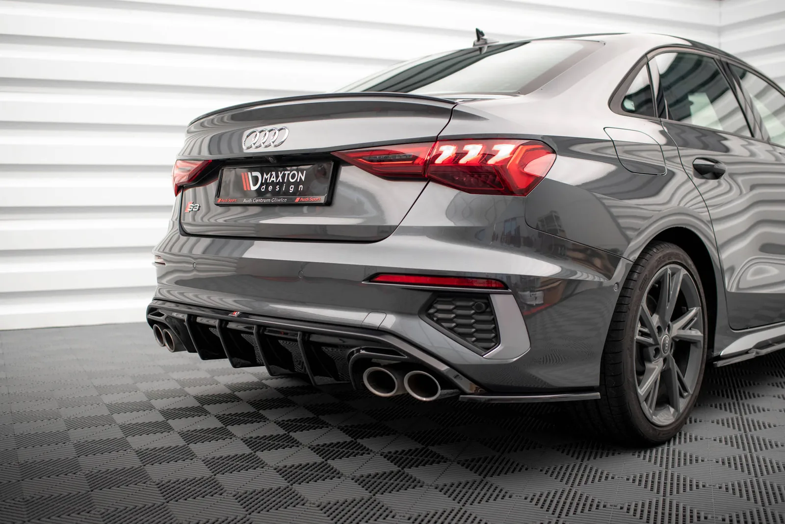 Задня накладка Maxton Audi S3 Sedan 8Y - фото My Tuning Lab