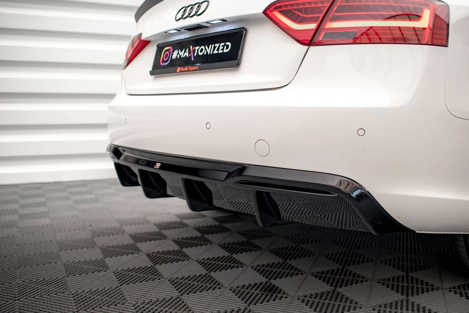 Задня накладка Maxton Audi A5 Sportback 8T Facelift (Wersja z podwójnymi Вихлопami z jednej strony) - фото My Tuning Lab