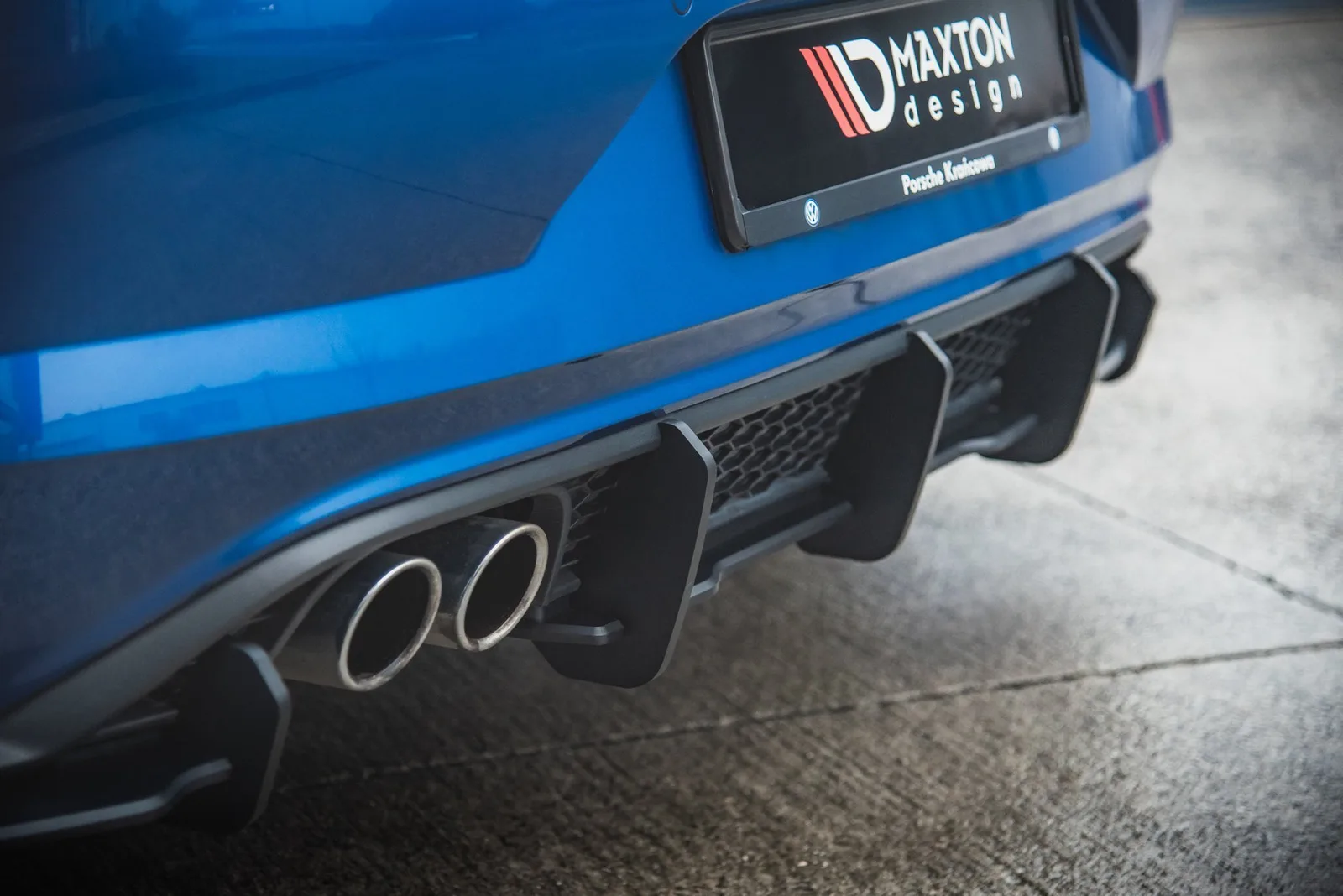 Задня накладка Street Pro Maxton Volkswagen Polo GTI Mk6 - фото My Tuning Lab