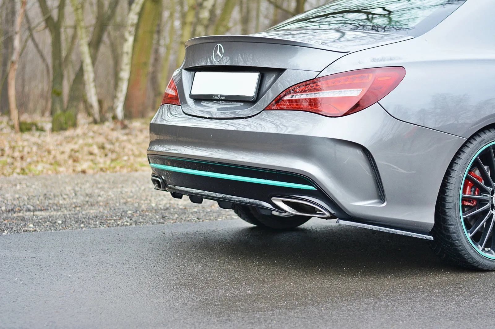 Дифузор Maxton Design Задня накладка MERCEDES-BENZ CLA C117 AMG-LINE FACELIFT - фото My Tuning Lab