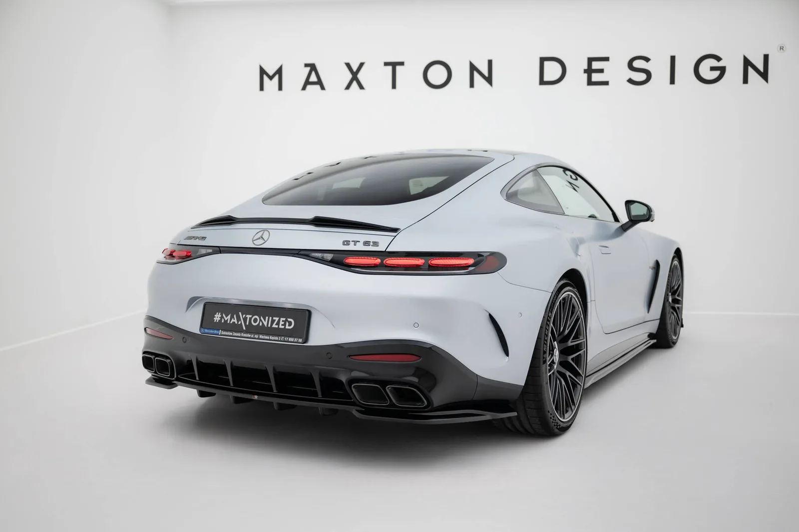 Задній сплітер (Z Dyfuzorem) V.1 Maxton Mercedes-AMG GT 63 / 55 / 63 S E Performance C192 - фото My Tuning Lab