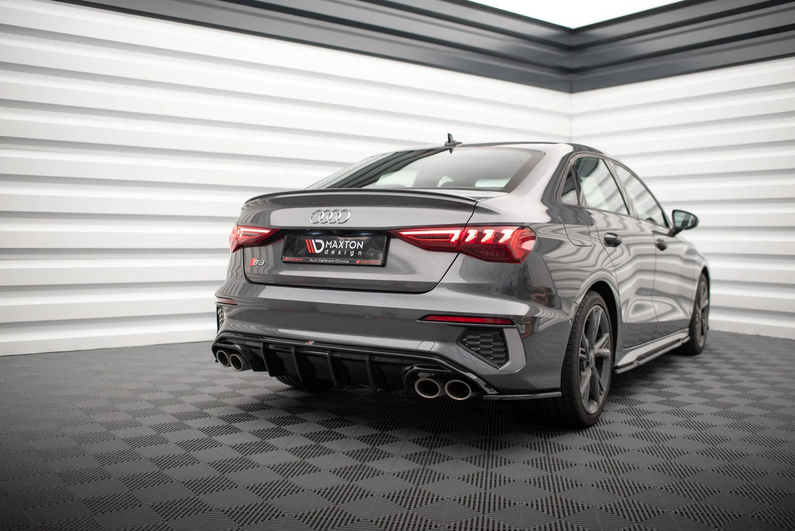 Задня накладка Maxton Audi S3 Sedan 8Y - фото My Tuning Lab