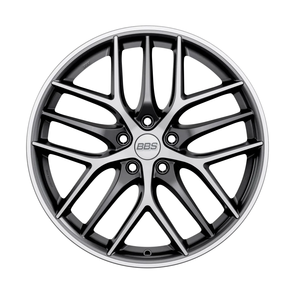 Легкосплавний диск 19" BBS CC-R 19x8,5 ET40 5x112 сатиновий графіт алмазне фрезерування - фото My Tuning Lab