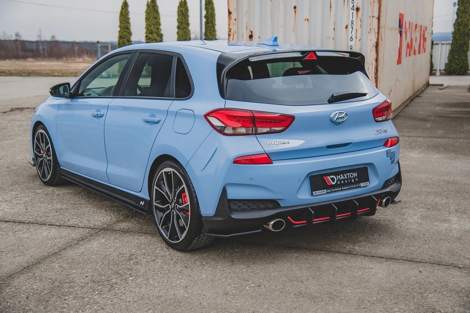 Задній дифузор Street Pro V.2 Maxton Hyundai I30 N Mk3 Hatchback - фото My Tuning Lab