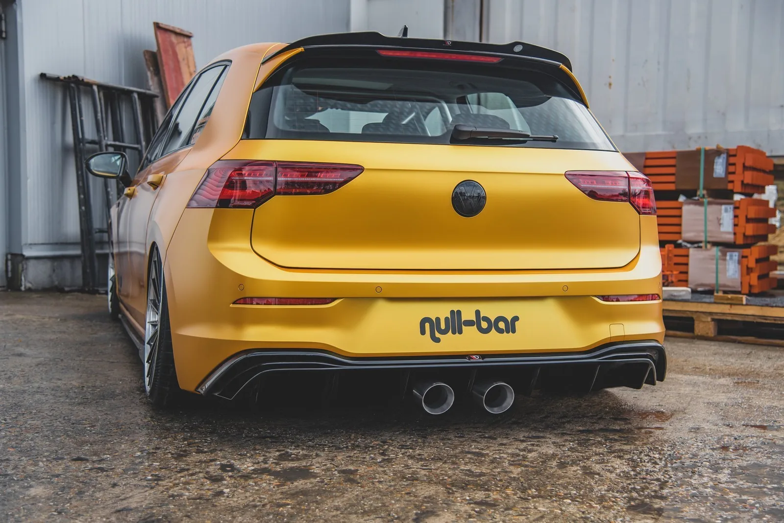 Задня накладка Maxton Volkswagen Golf Hatchback Mk8 / Mk8 Facelift (R32 Look) - фото My Tuning Lab
