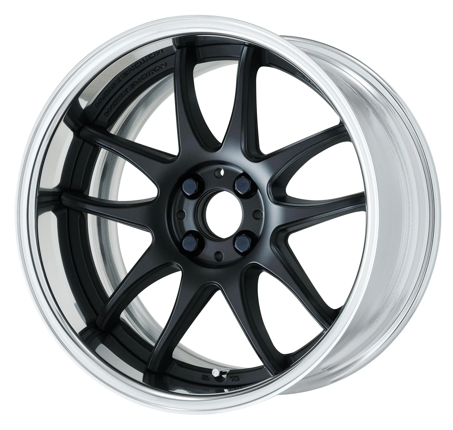 Легкосплавний диск 19" Work Wheels Work Emotion CR-2P 19x9 BLANK матовий чорний (MBL) - фото My Tuning Lab