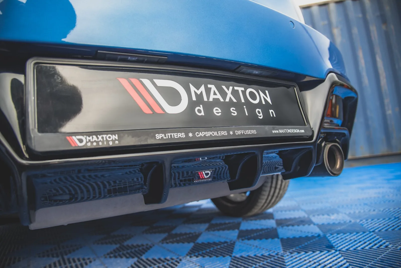 Задня накладка V.1 Maxton BMW M135i F20 - фото My Tuning Lab