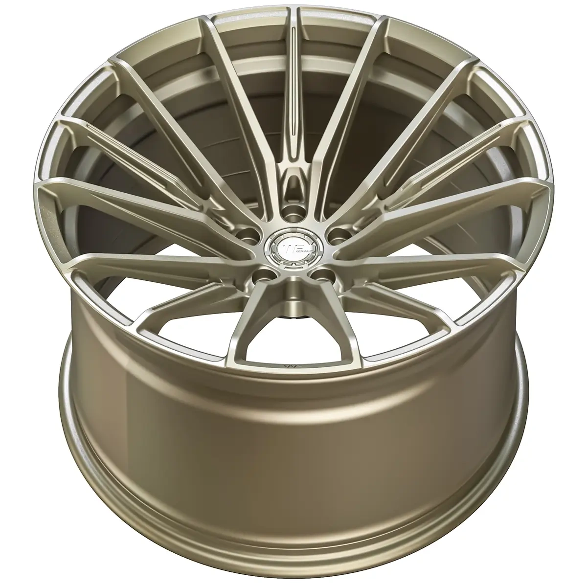 Легкосплавний диск 20" Wheelforce CF.4-FFR 20x10,5 ET14 5x112 Light золотий - фото My Tuning Lab