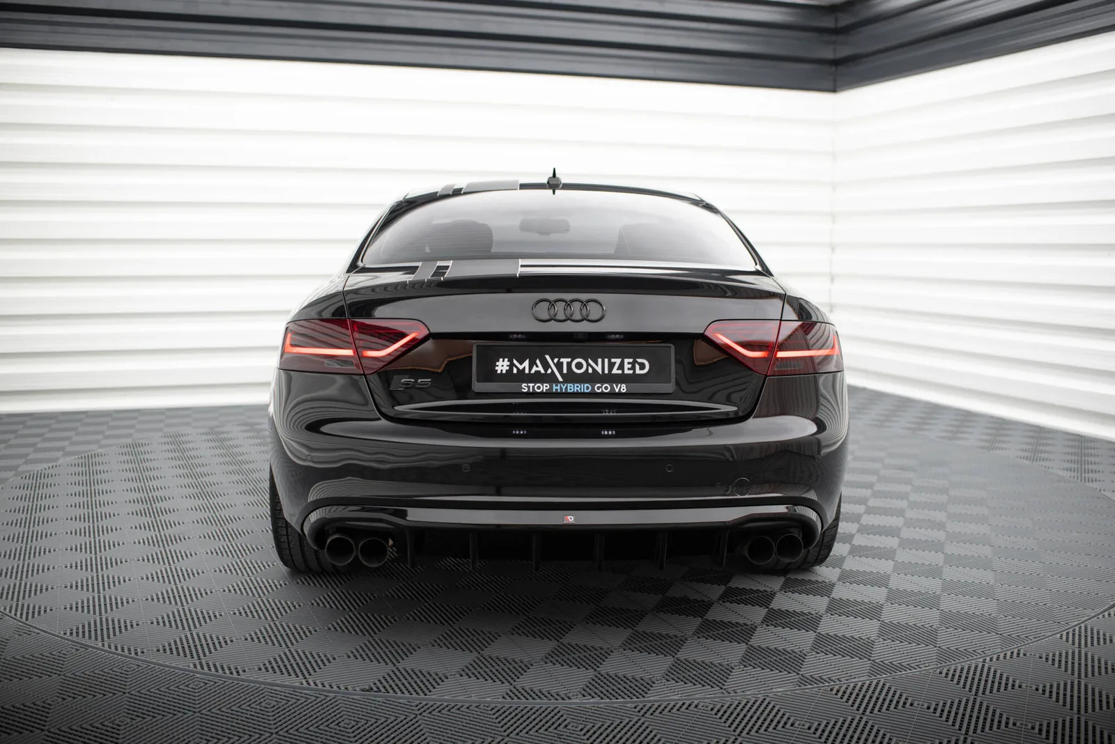 Задня накладка Maxton Audi S5 Coupe / Cabrio S-Line 8T - фото My Tuning Lab