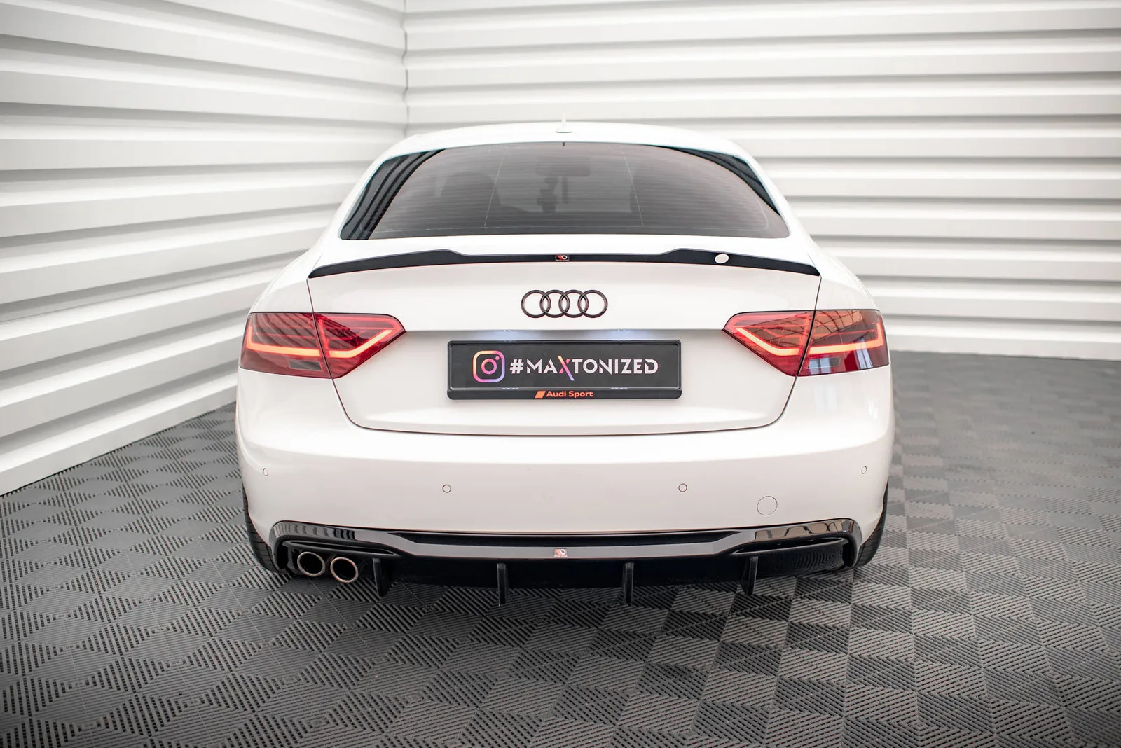 Задня накладка Maxton Audi A5 Sportback 8T Facelift (Wersja z podwójnymi Вихлопami z jednej strony) - фото My Tuning Lab