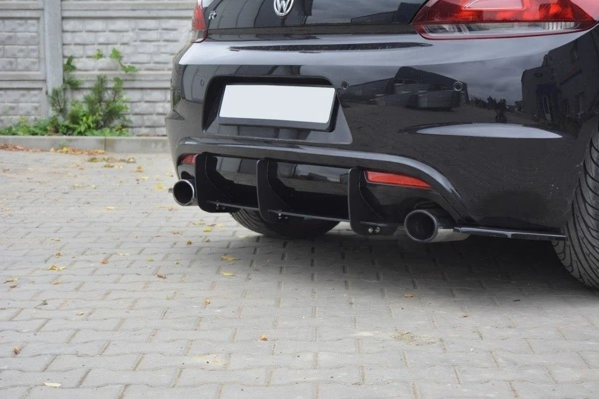 Maxton Design Задній дифузор i Задні сплітери Boczne VW Scirocco 3R - фото My Tuning Lab