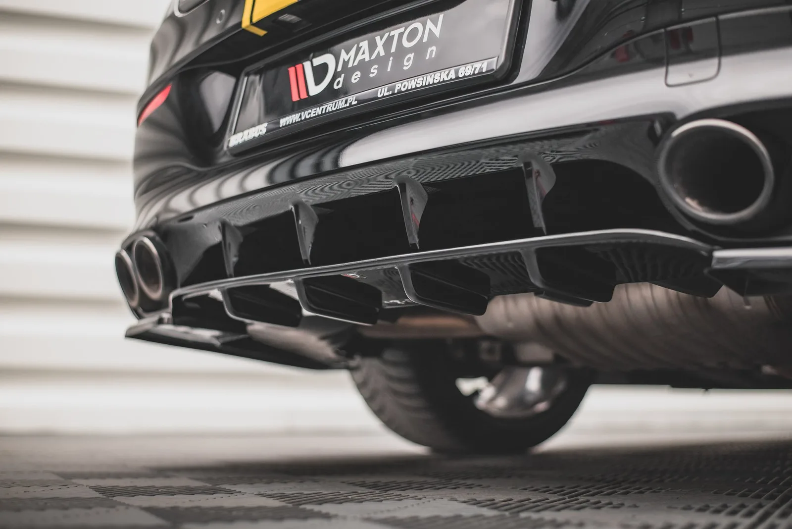 Задня накладка Maxton Mercedes-AMG CLA 35 Aero / 45 Aero C118 - фото My Tuning Lab