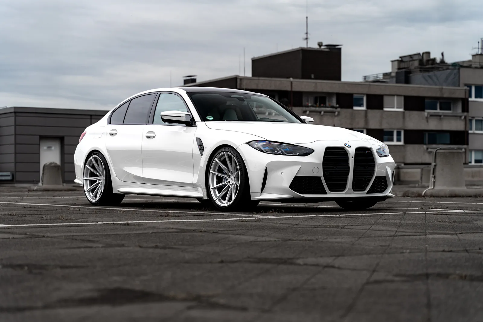 Легкосплавний диск 21" Yido Performance Forged+ Elias 21x12 ET40 5x112 срібний - фото My Tuning Lab