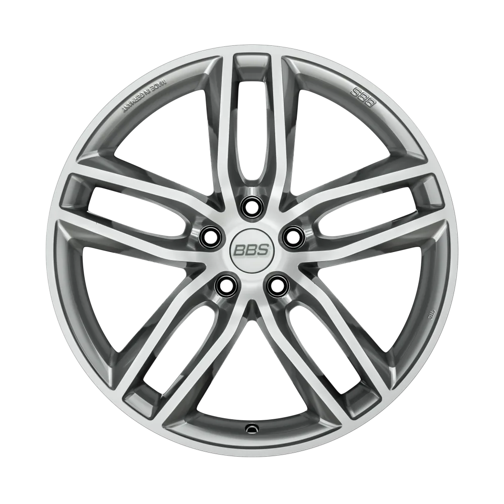 Легкосплавний диск 19" BBS SX 19x8,5 ET45 5x108 Platinum срібний Diamantgedreht - фото My Tuning Lab