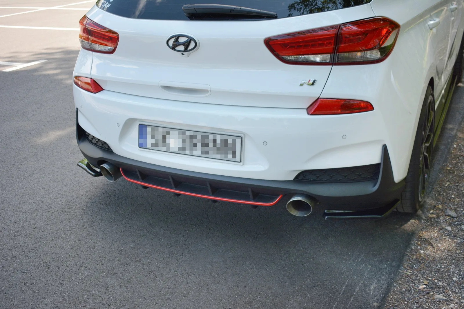 Задня накладка Maxton Hyundai I30 N Mk3 Hatchback - фото My Tuning Lab