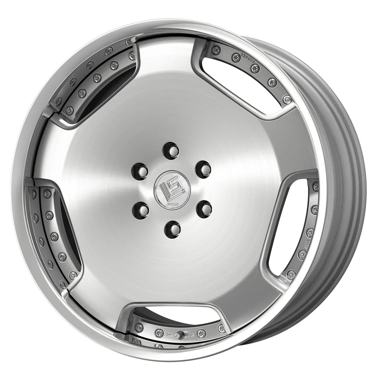 Легкосплавний диск Work Wheels LS ADAMAS 21" Titanium золотий (HPG) - фото My Tuning Lab