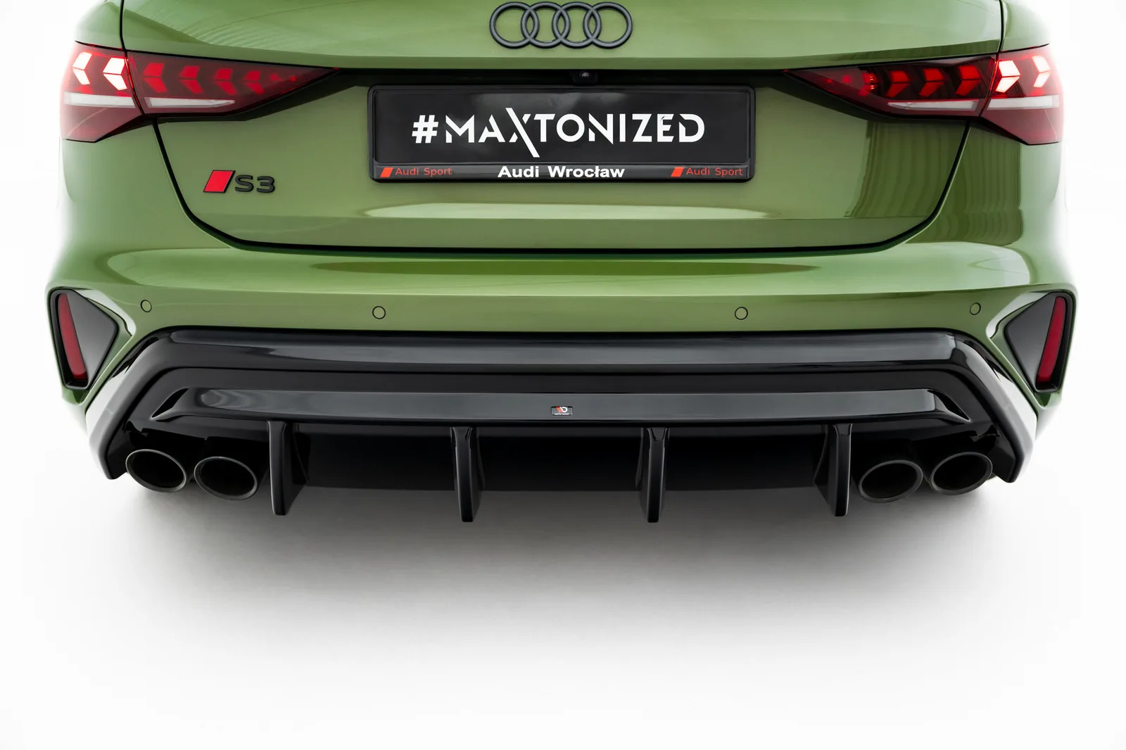 Задня накладка Maxton Audi S3 Sportback 8Y Facelift - фото My Tuning Lab
