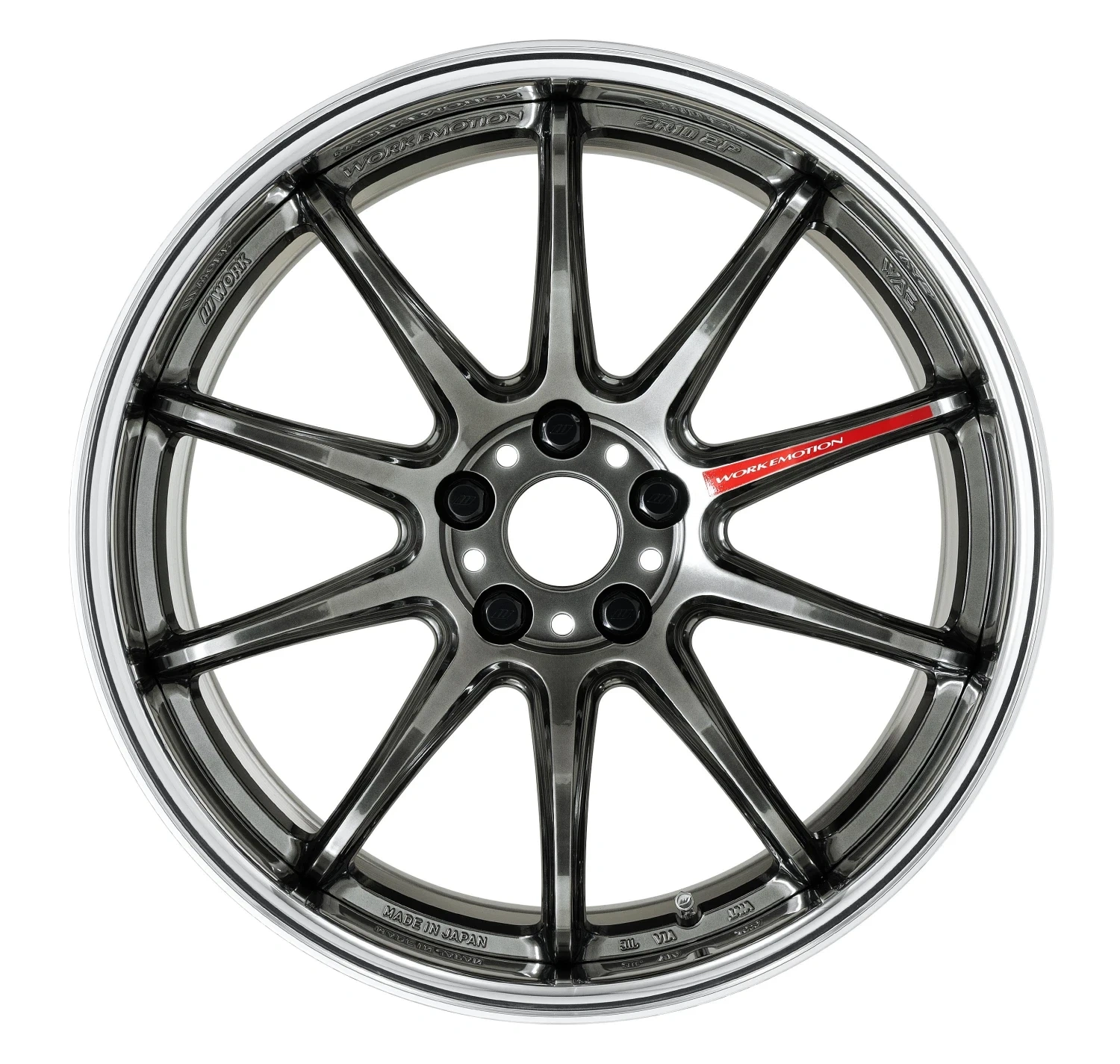 Легкосплавний диск 19" Work Wheels Work Emotion ZR10-2P 19x11,5 BLANK Glim чорний (GTK) - фото My Tuning Lab