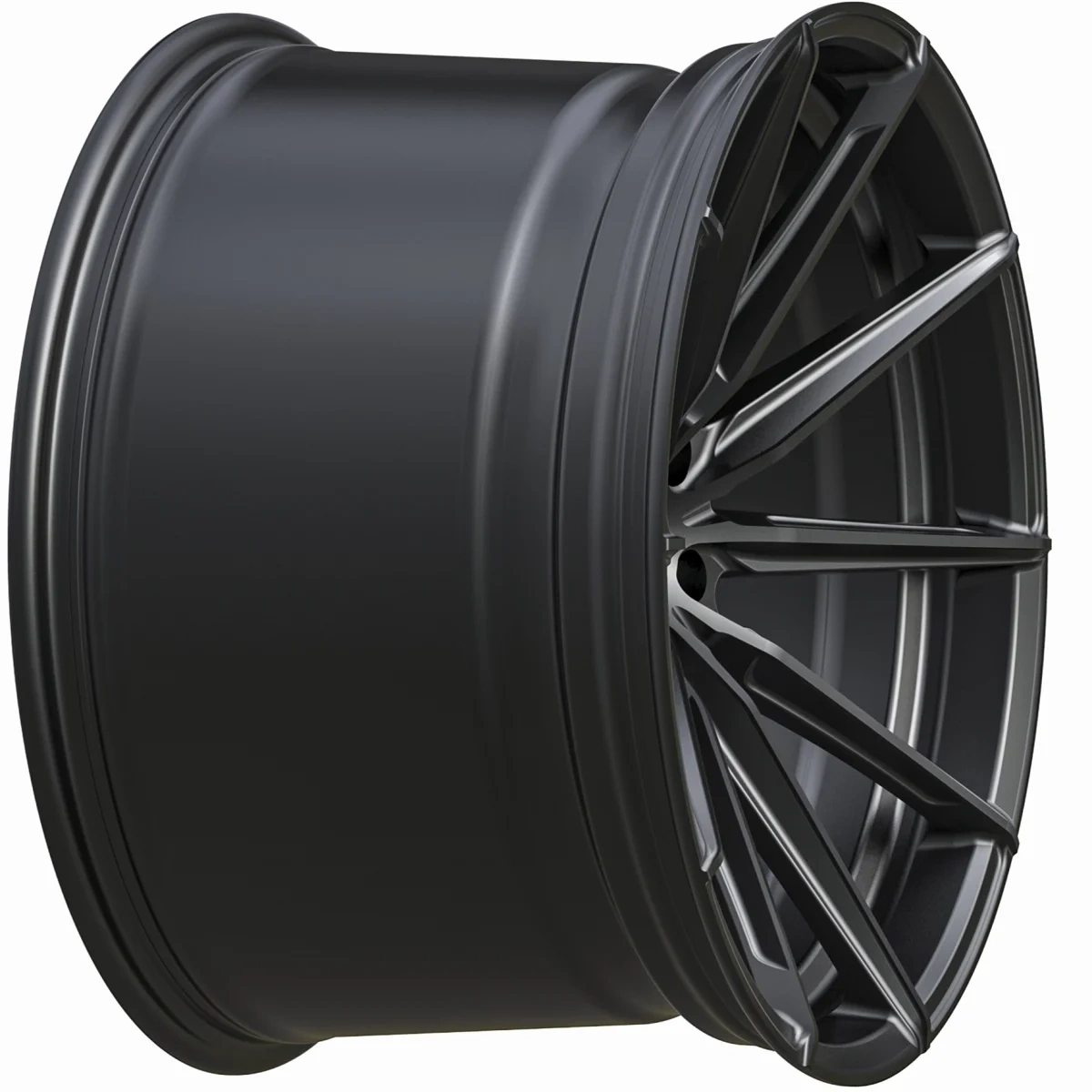 Легкосплавний диск 20" Wheelforce CF.3-FFR 20x10,5 ET15 5x112 глибокий чорний - фото My Tuning Lab