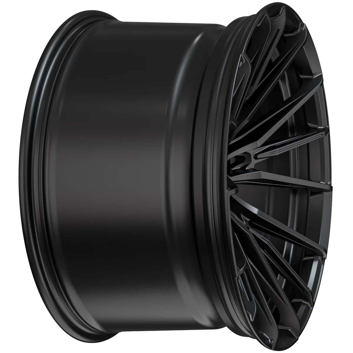 Легкосплавний диск 21" Wheelforce CF.4-FFR 21x11,5 ET17 5x112 глибокий чорний - фото My Tuning Lab