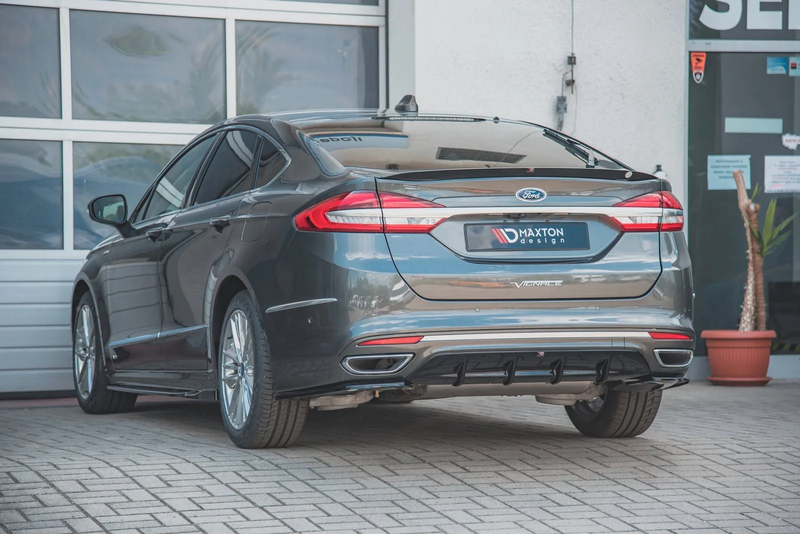 Задня накладка Maxton Ford Mondeo Vignale Mk5 Facelift - фото My Tuning Lab